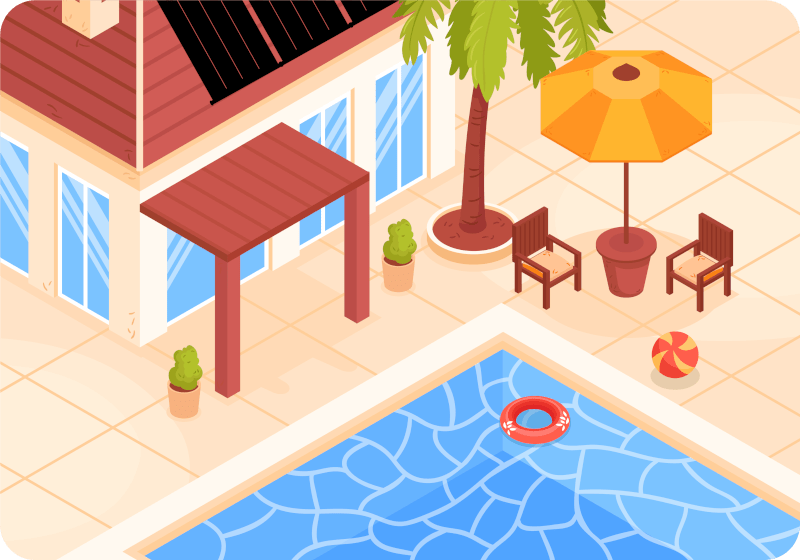 pool illustration